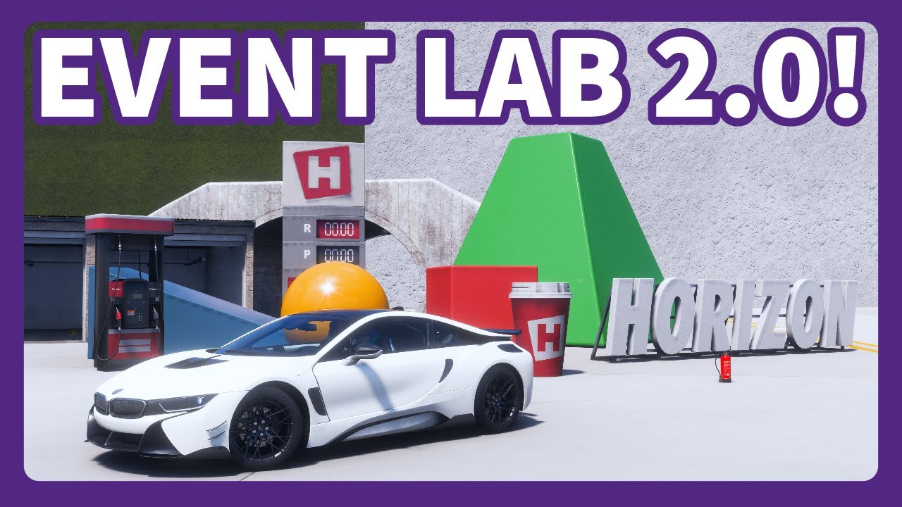 EVENT LAB 2.0 First Look! Event Lab Island, 200 New Props, Prefabs + First Build!! Forza Horizon 5