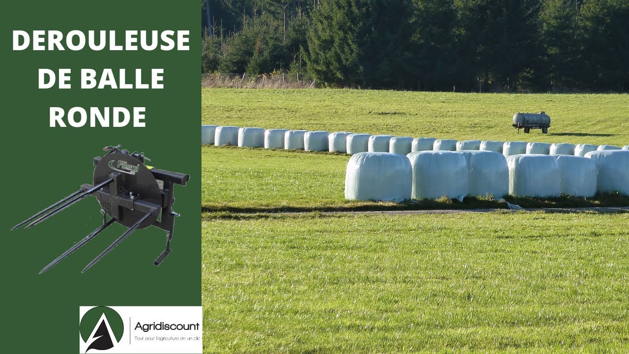 DEROULEUSE DE BALLE RONDE - AGRIDISCOUNT