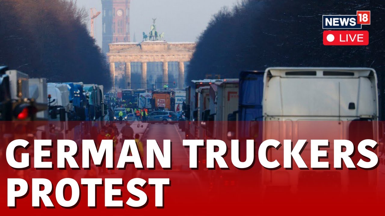LIVE: German Farmers Descend With Tractors In Protest Against Plans To Scrap Diesel Tax Break | N18L