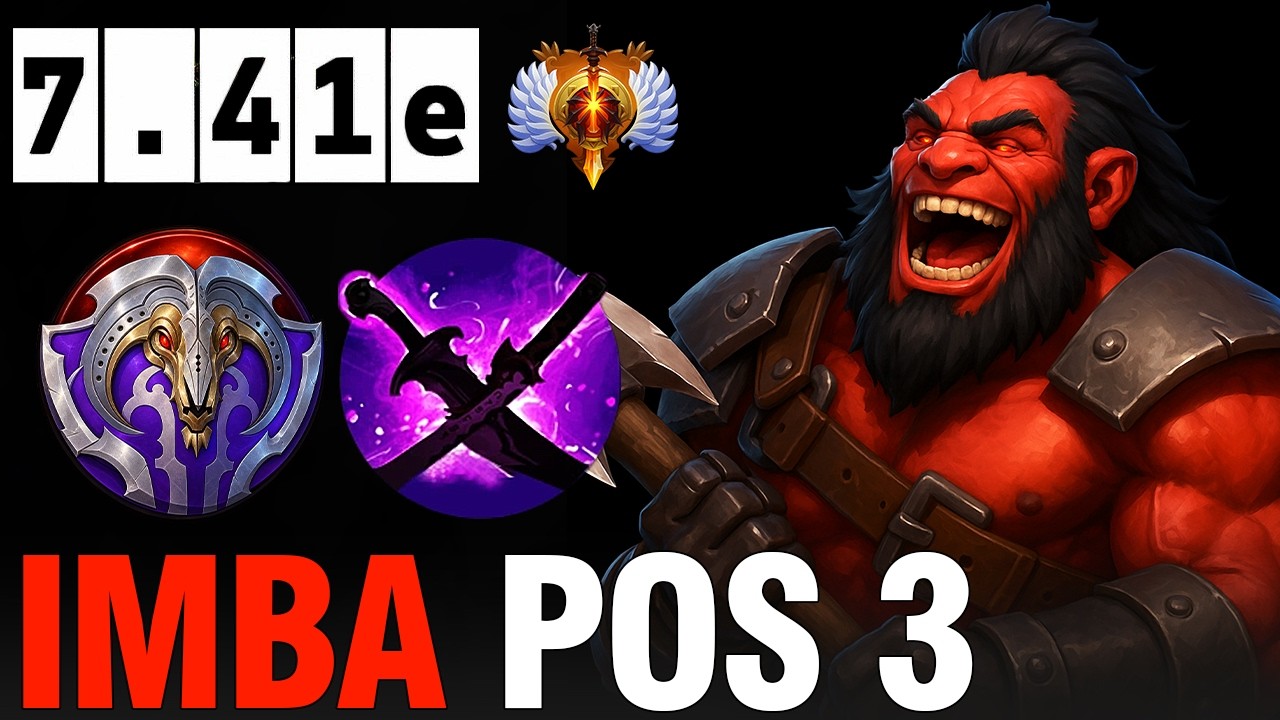 Offlane Imba Guide: Axe Top Build Immortal Match 7.41e