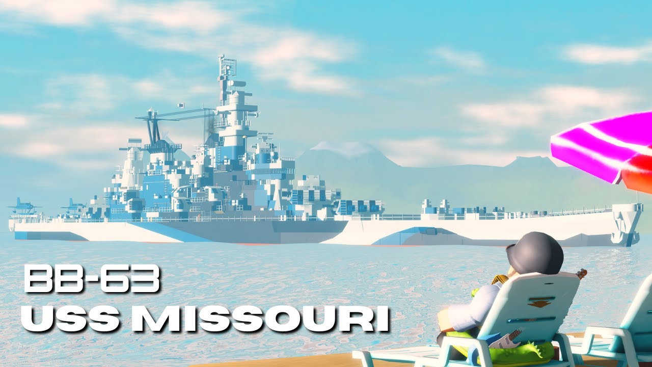 USS MISSOURI Tutorial & Showcase plane crazy🔨Iowa class battleship