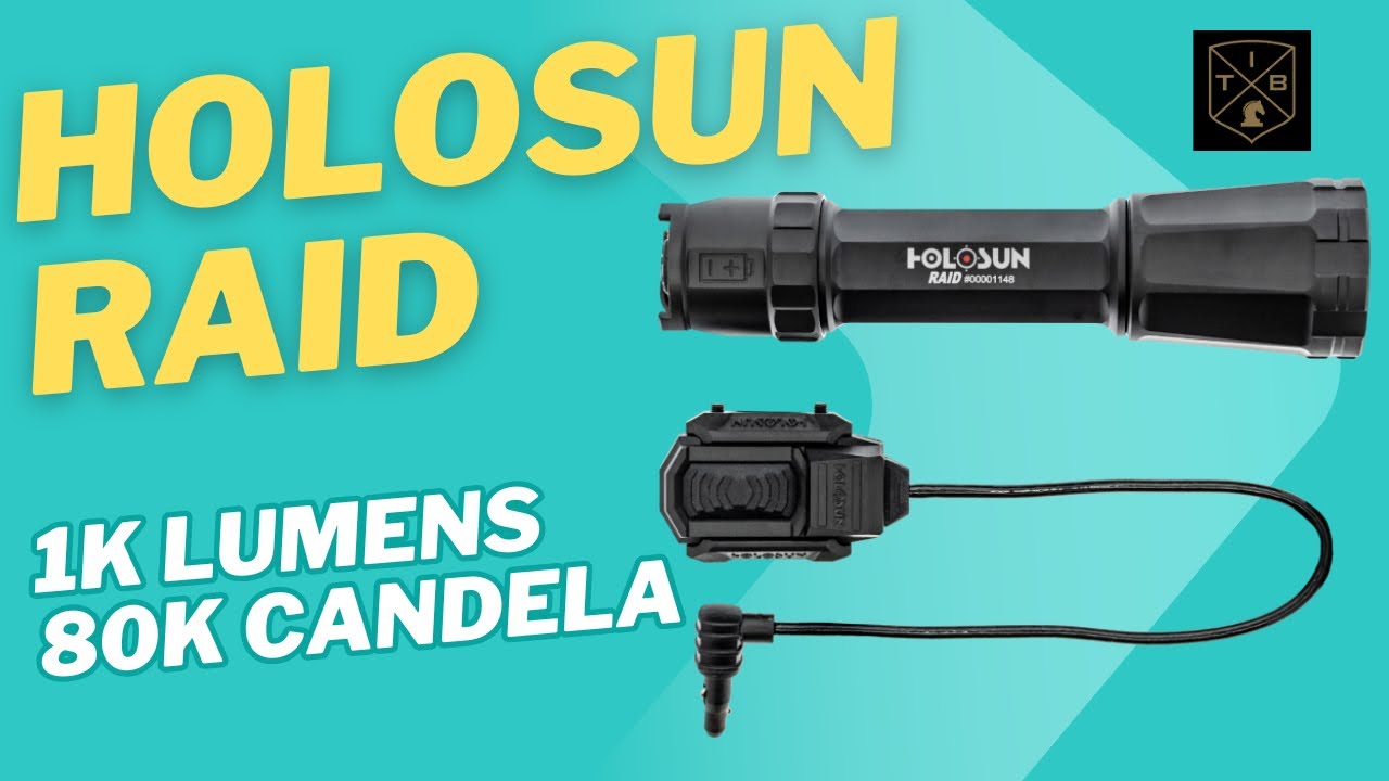 Holosun RAID - 1k Lumen & 80k Candela - Best Rifle Mounted Weapon Light?