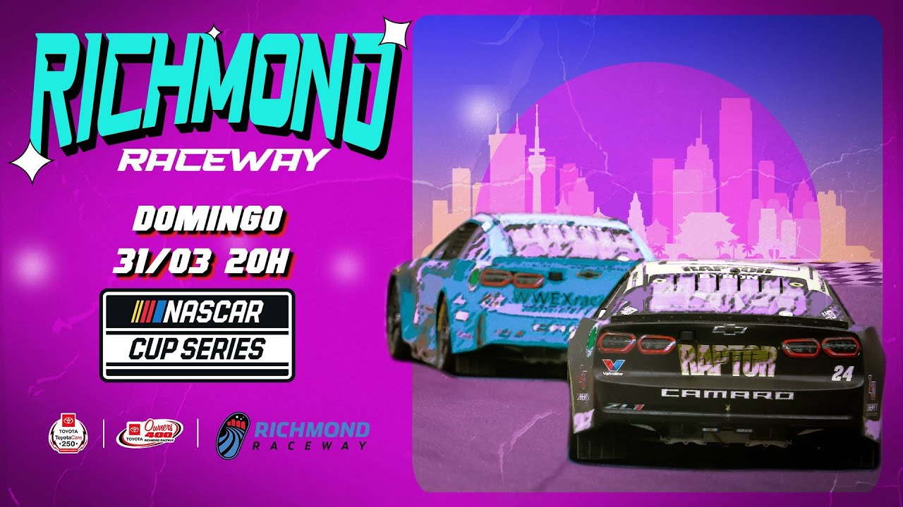 NASCAR CUP SERIES - RICHMOND RACEWAY - CORRIDA COMPLETA | 31/03/2024