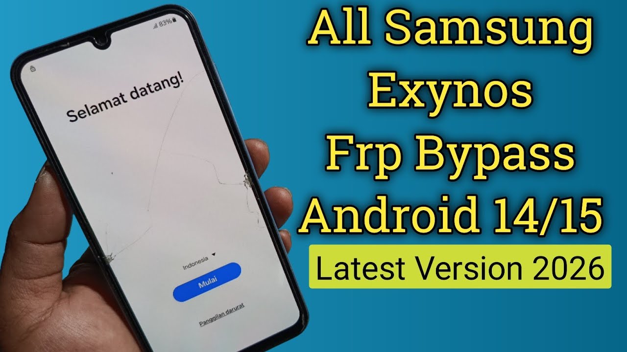 All samsung exynos frp bypass android 14/15