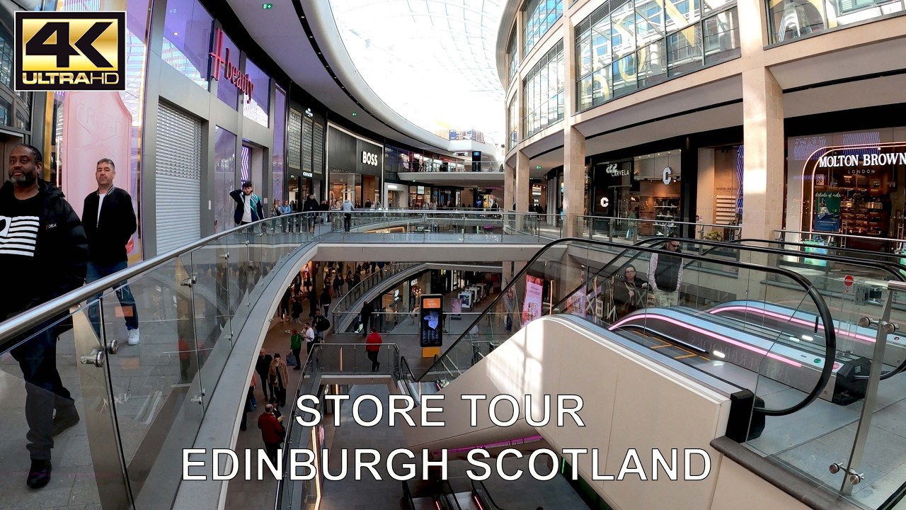 A Look Around St James Quarter Edinburgh Shopping Mall