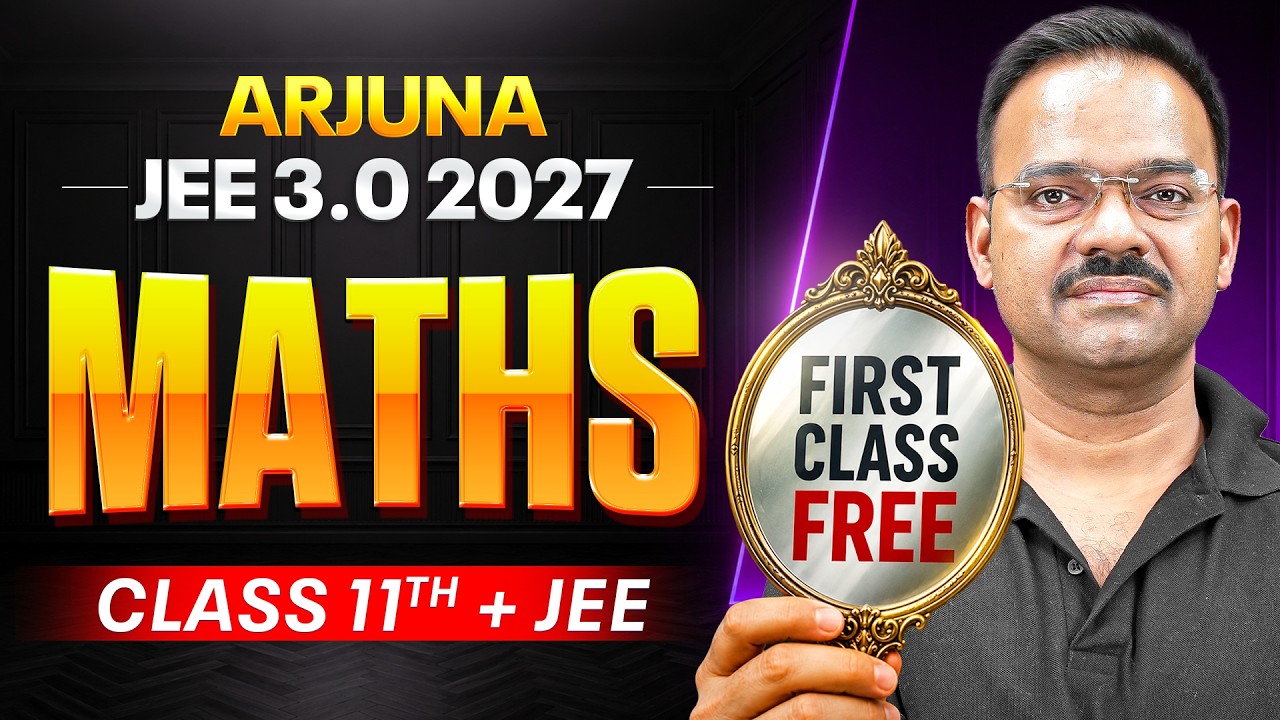 1st Class of MATHS by Pradeep Verma Sir  || Arjuna JEE 3.0 2027 (Class 11th + JEE)🔥