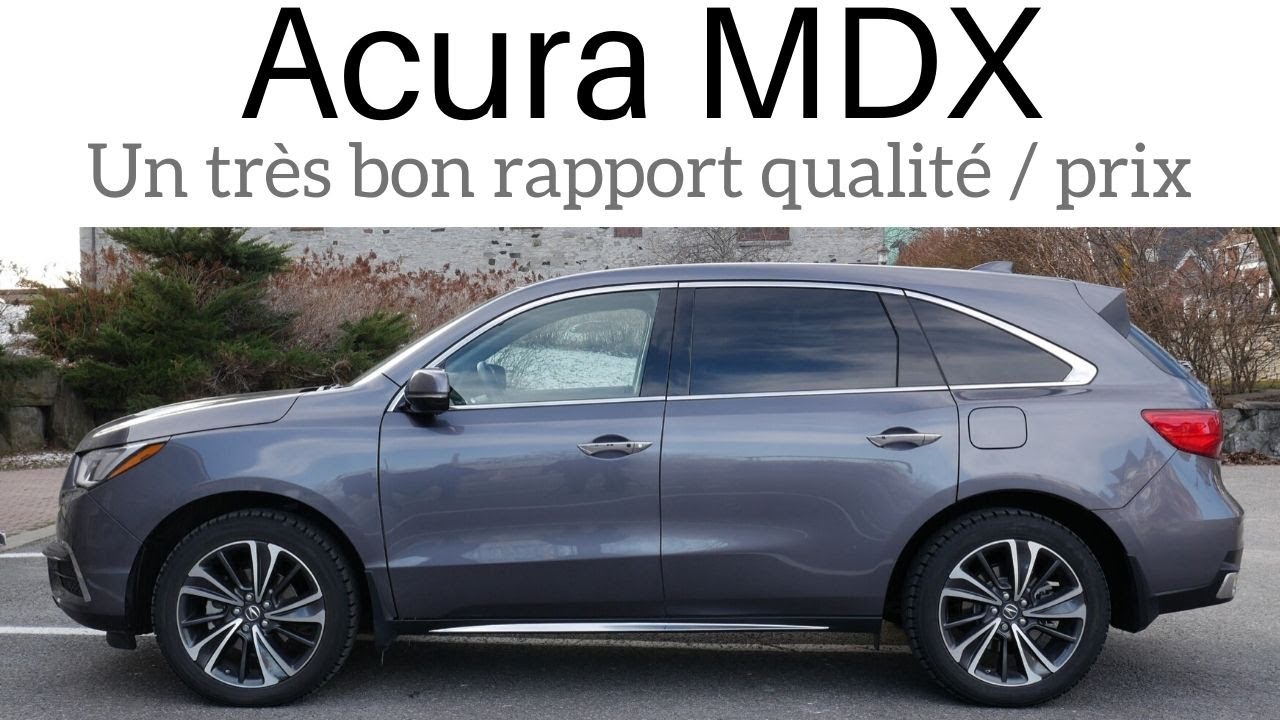 Essai Acura MDX 2020