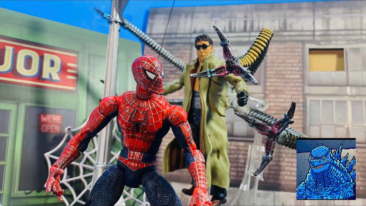 Spider Man vs doctor octopus, Spider man vs Otto , Batman vs snake eye an epic battle stop motion