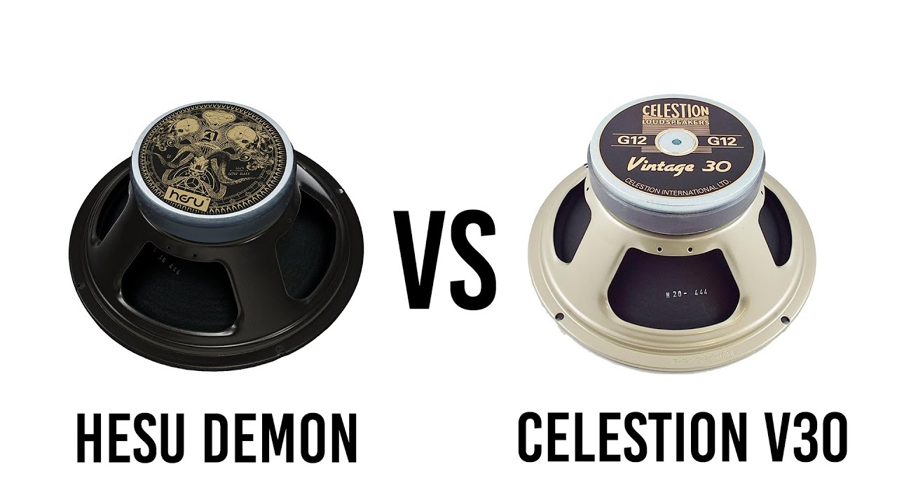Hesu Demon vs Celestion V30 - Metal Comparison with Ibanez RG2550Z