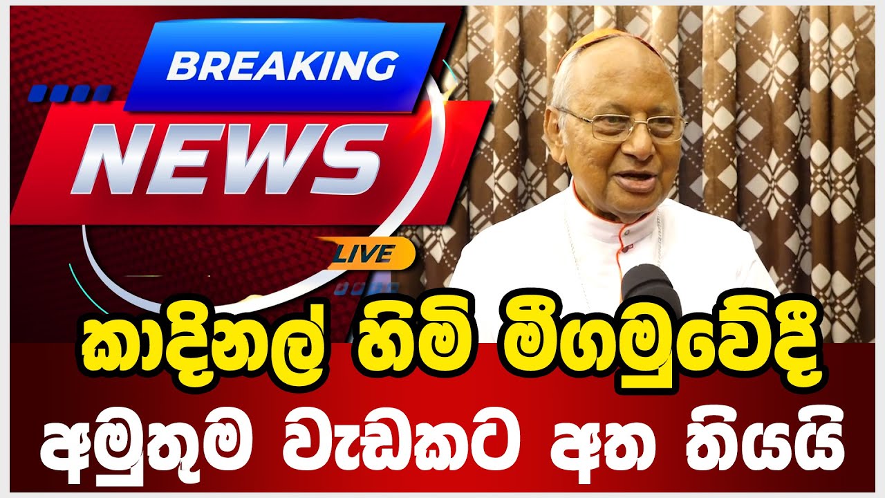 කාදිනල් හිමි මීගමුවේදී අමුතුම වැඩකට අත තියයි - Venasa