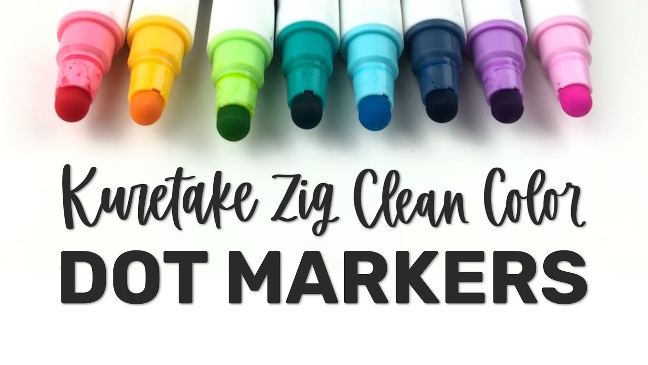 Clean Color Dot Markers Pen Review! For Hand Lettering!