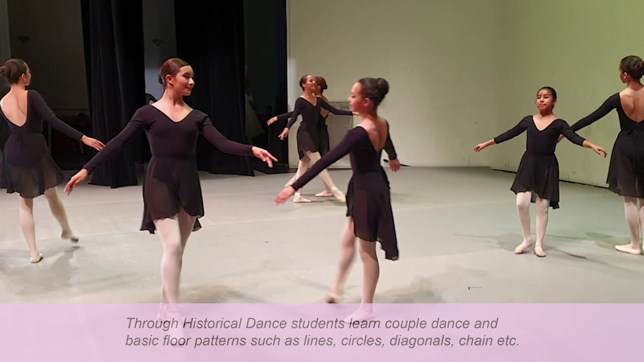 Historical dance. Course for summer intensives based on VBA program.