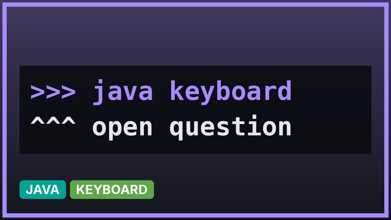 How can you use arrow keys as input?