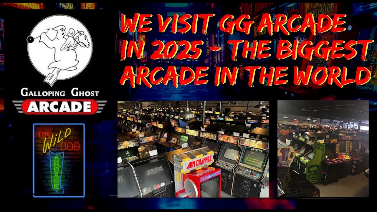 Galloping Ghost Arcade in 2025 -- Is it the Biggest Video Game Arcade in the World? (Tour & Visit!)