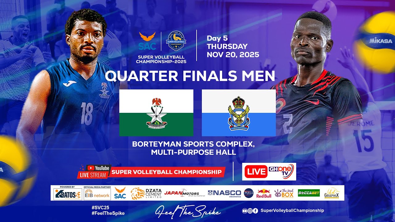 LIVE STREAM: 2025 SAC Super Volleyball Championship | 20th November, 2025