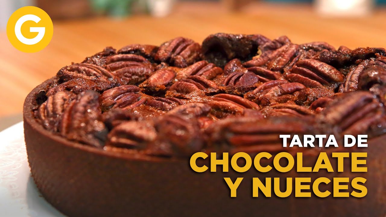TARTA de CHOCOLATE con NUECES 🎂 Delicioso PIE AMERICANO con Osvaldo Gross | El Gourmet