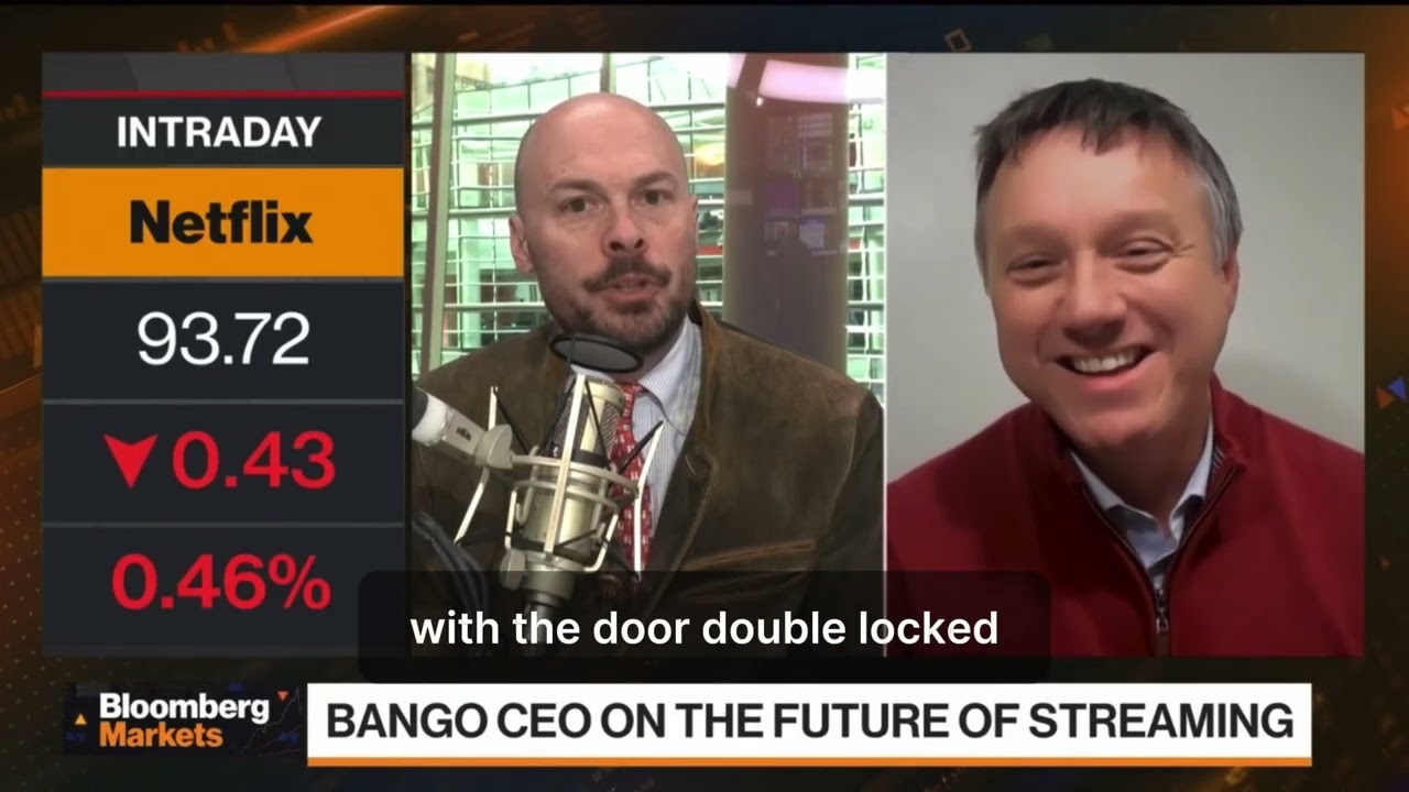 Bango CEO Paul Larbey on Bloomberg TV discussing the Netflix / Warner Bros. acquisition.