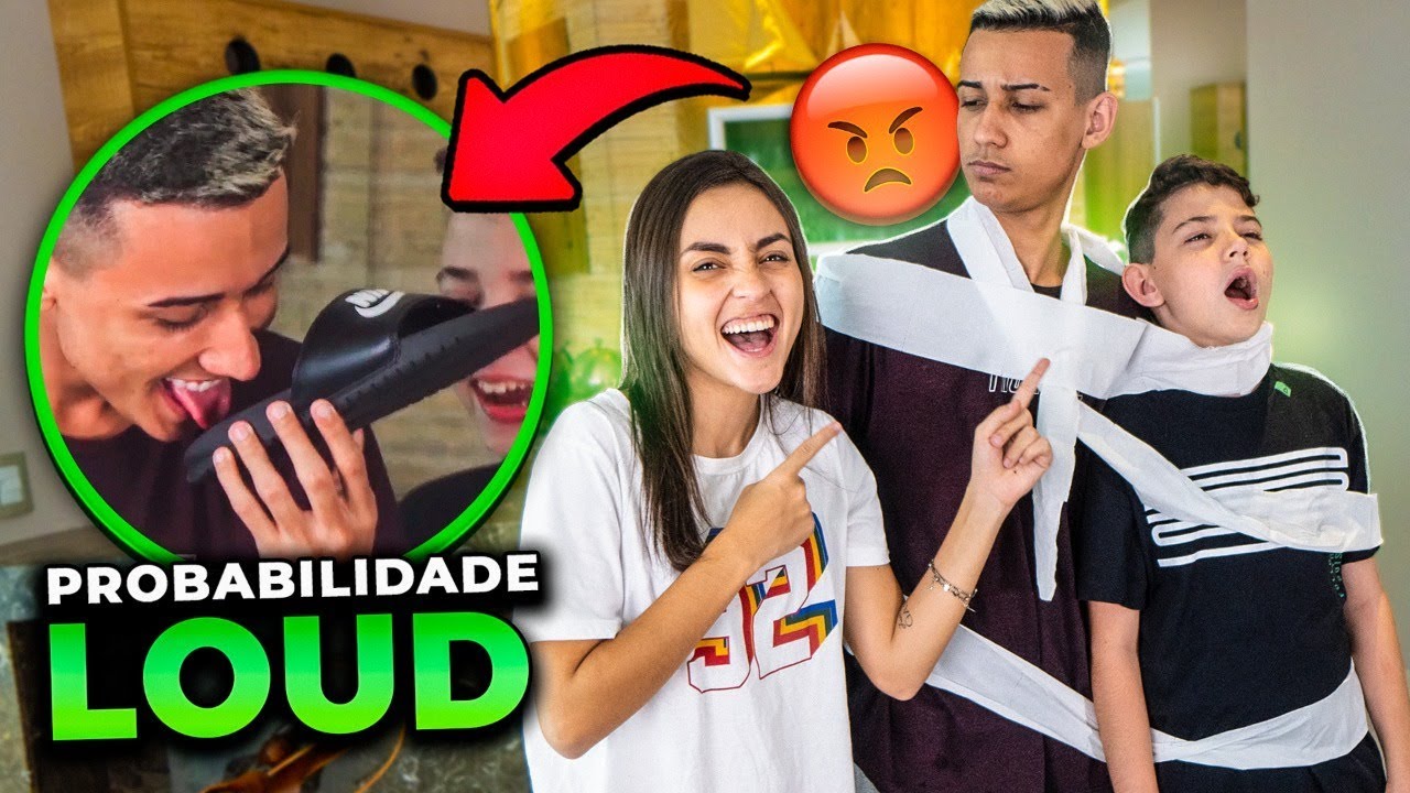 LAMBEU O CHINELO DO THURZIN?! TESTE DA PROBABILIDADE NA LOUD!!