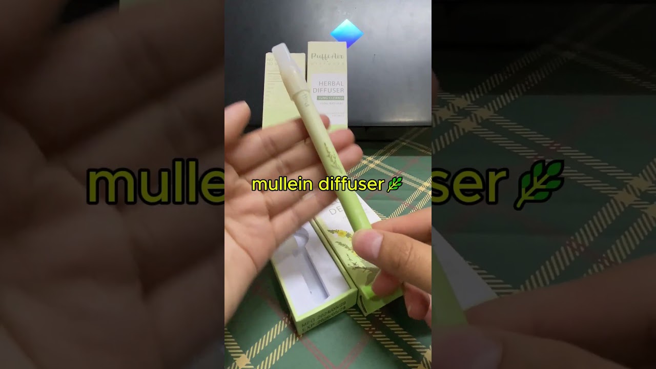Mullein Diffuser for Lung Detox #mullein #quitvaping