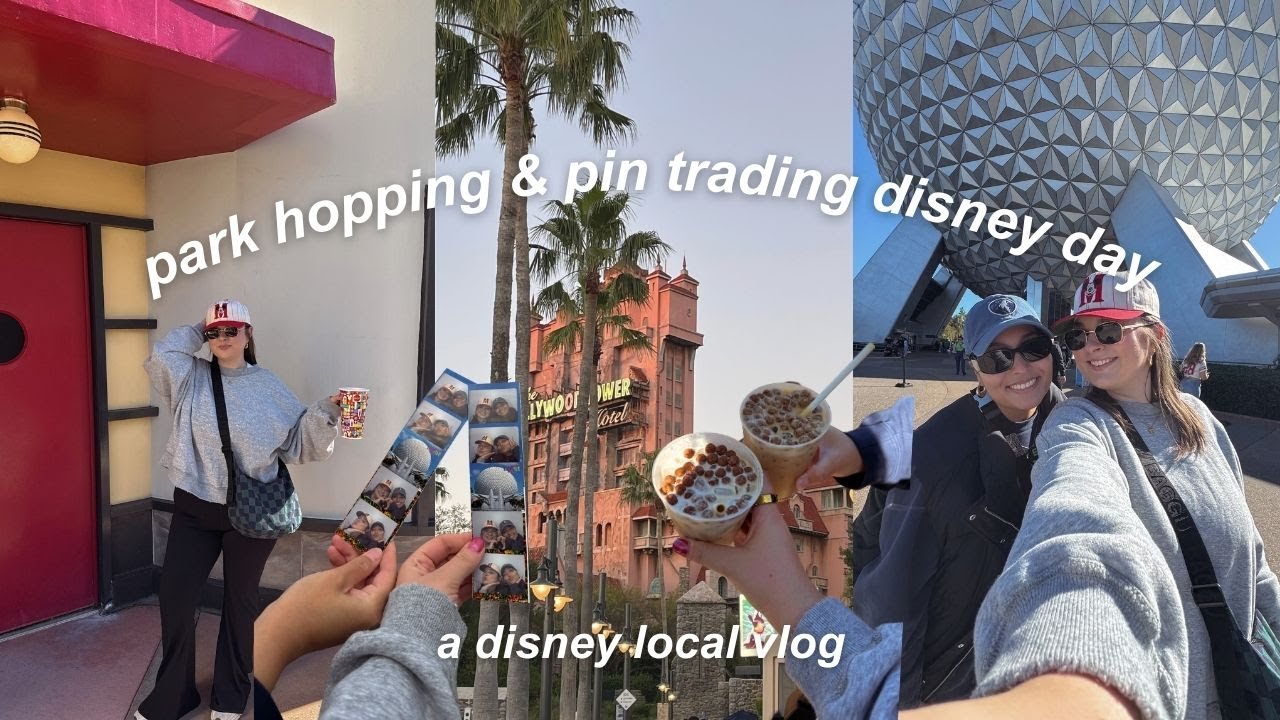 disney local vlog: spontaneous bestie day at epcot and hollywood studios