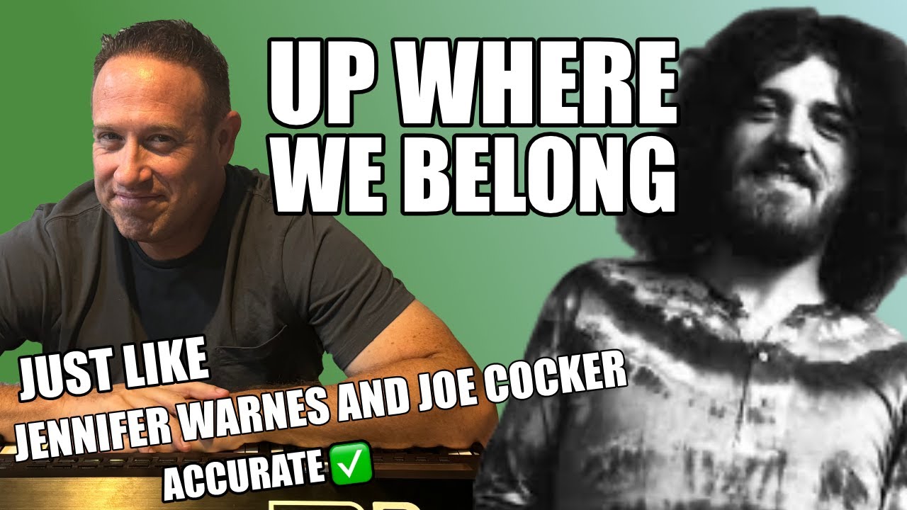 Learn To Play Piano | Up Where We Belong - Jennifer Warnes and Joe Cocker | Accurate Lesson