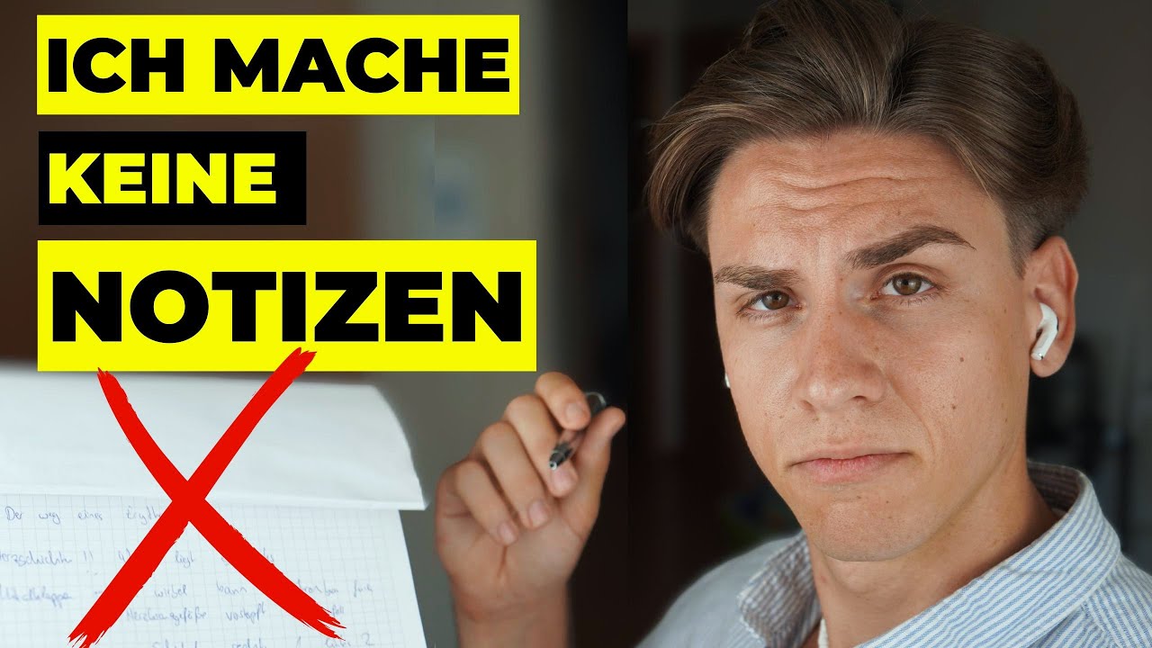 Schreiben ist Zeitverschwendung! Deshalb mache ich keine Notizen ❌📝