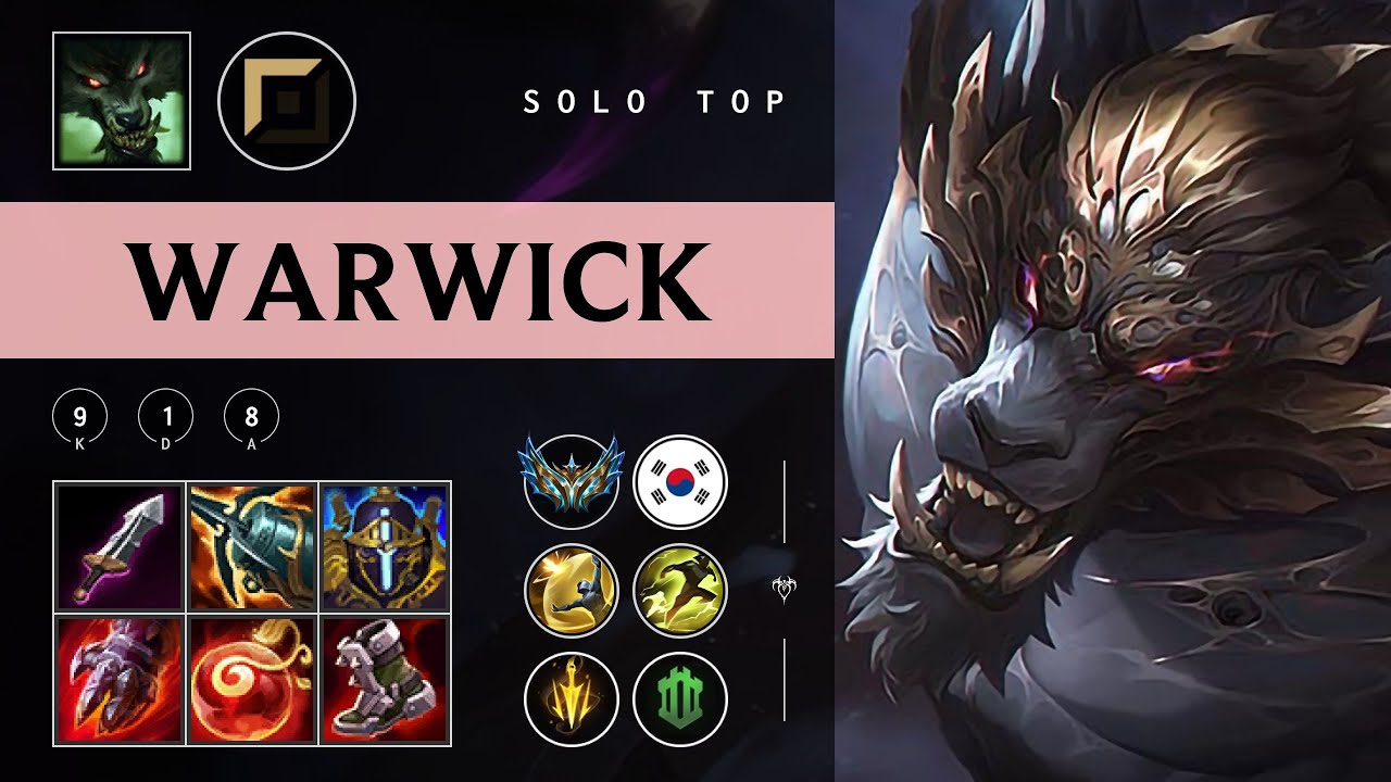 Warwick Top vs Ambessa - KR Challenger Patch 25.22
