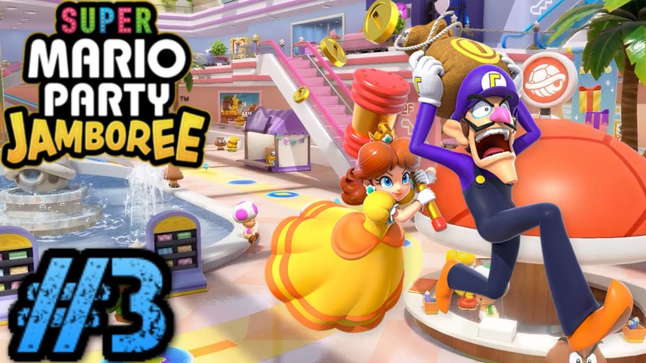 Super Mario Party Jamboree (Nintendo Switch) - Rainbow Galleria - Full Gameplay part 3
