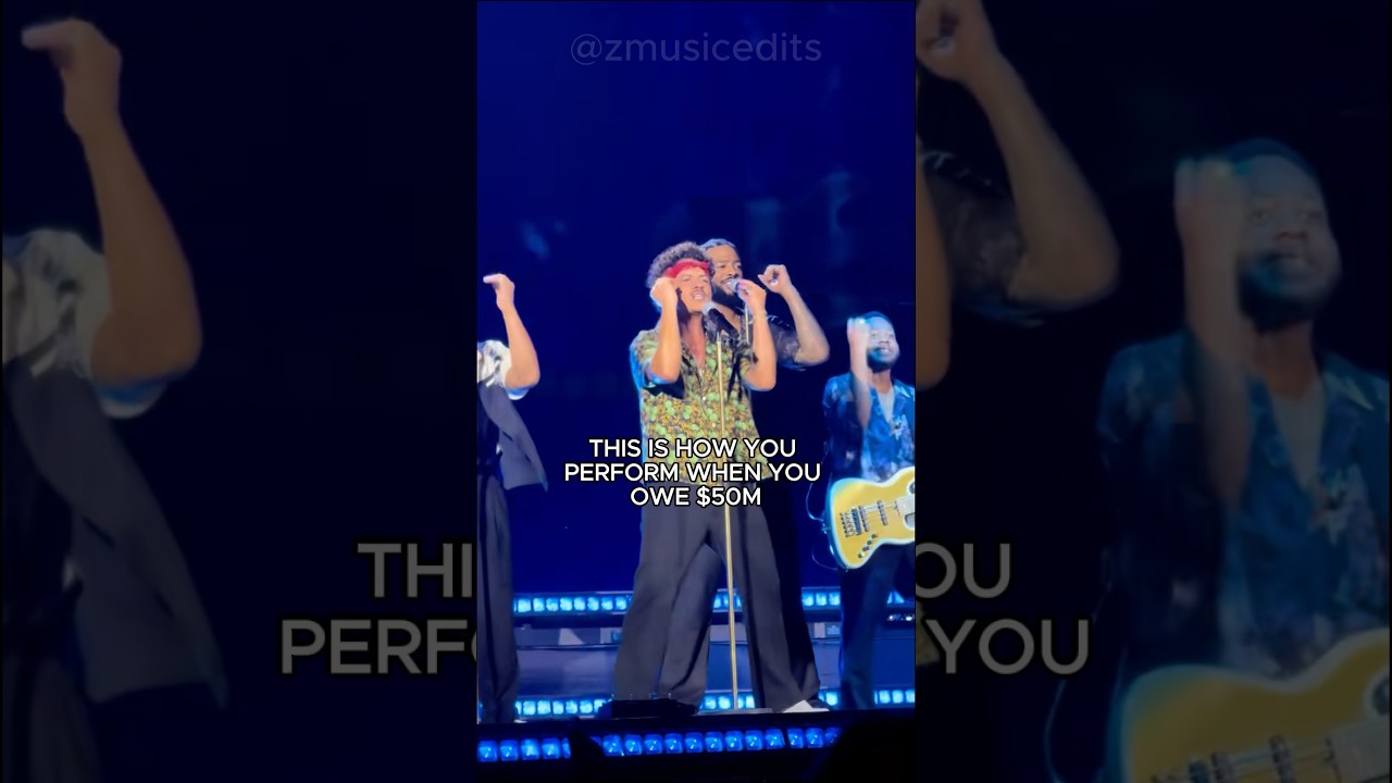 He sings like he owes the casino money 😭💸 #brunomars #shorts