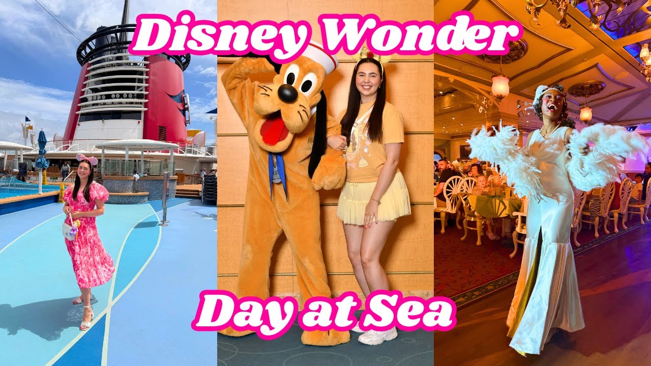 Our First FULL Day at Sea on the Disney Wonder 🛳️💖 | Disney Cruise Vlog