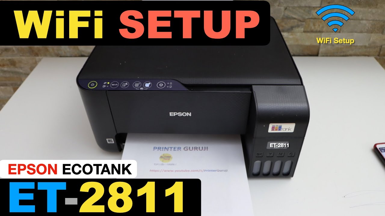 Настройка Wi-Fi Epson EcoTank ET-2811.
