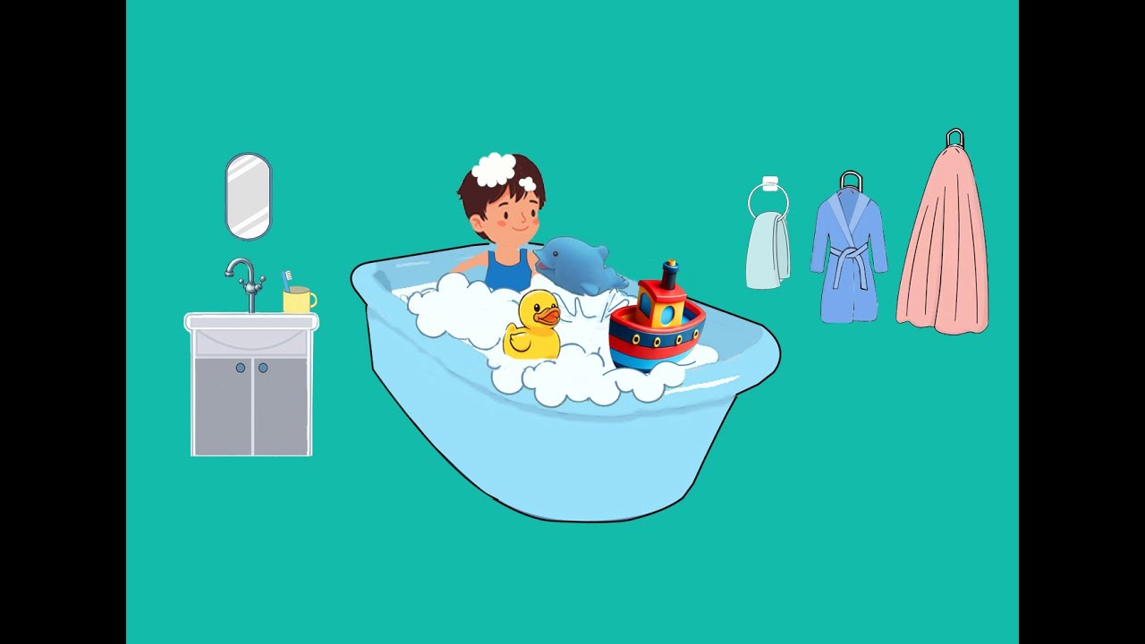 In The Bath -  A joyful, imaginary musical performance with bubbles and toys