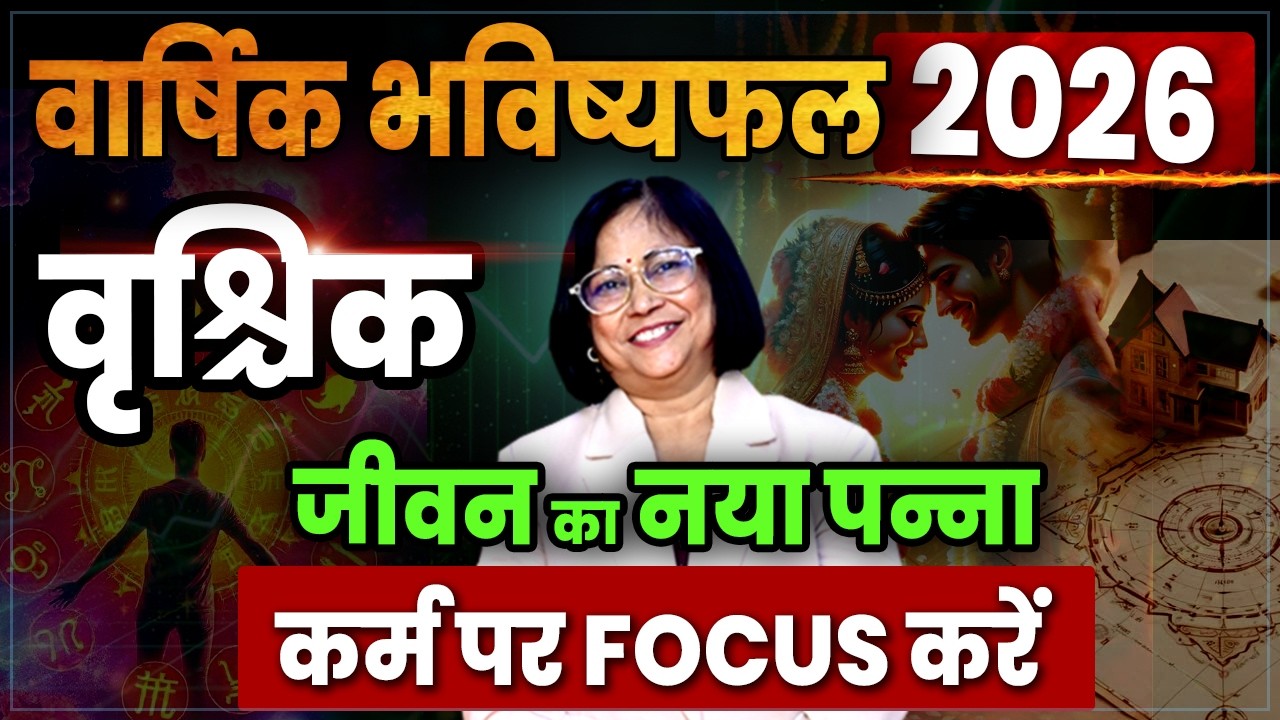 Vrishchik Varshik Bhavishya 2026 | Scorpio Yearly Future Prediction 2026 | वृश्चिक वार्षिक भविष्य