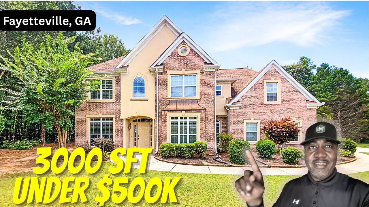 Inside a $466K Home in Fayetteville GA | Massive Backyard + 2 Fireplaces!