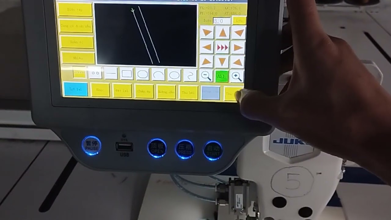 Chỉnh sửa vẽ thêm đường trần từ mẫu có sẵn. Máy LT 13085