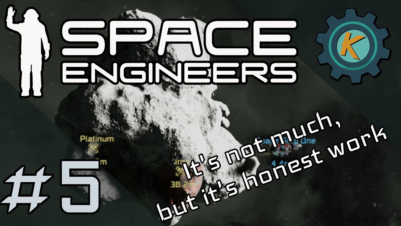 Space Engineers #5 - Platinum! Found With Spectroscopy Mod!