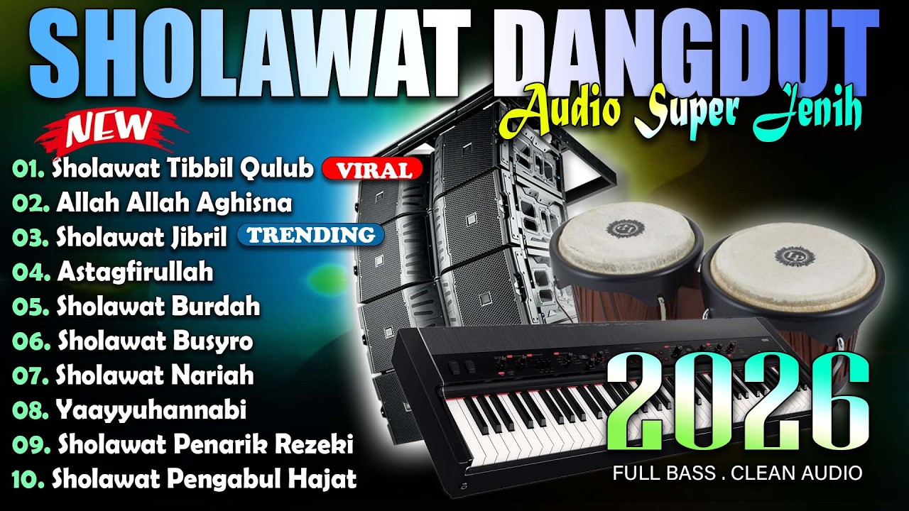 SHOLAWAT JIBRIL PEMIKAT REZEKI TAK TERDUGA | Sholawat Nariyah, Sholawat Busyro | SHOLAWAT TERPOPULER