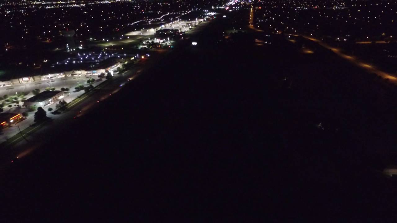 LATE NIGHT FLIGHT - PHANTOM 3 ADVANCED - LITCHI MISSION 5 WAYPOINTS -