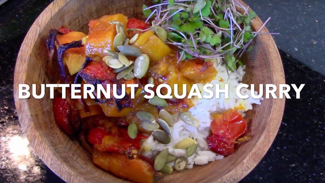 Butternut squash curry