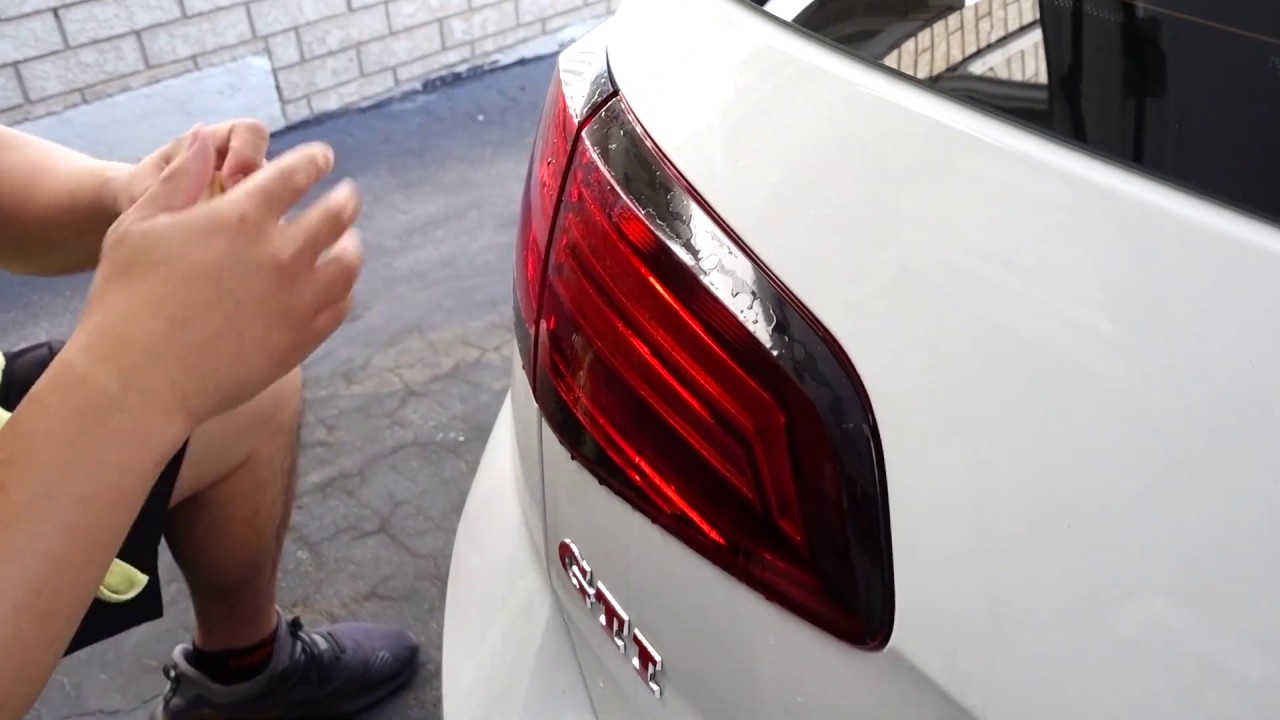 Badgeskins Taillight Eyelid Wet Install