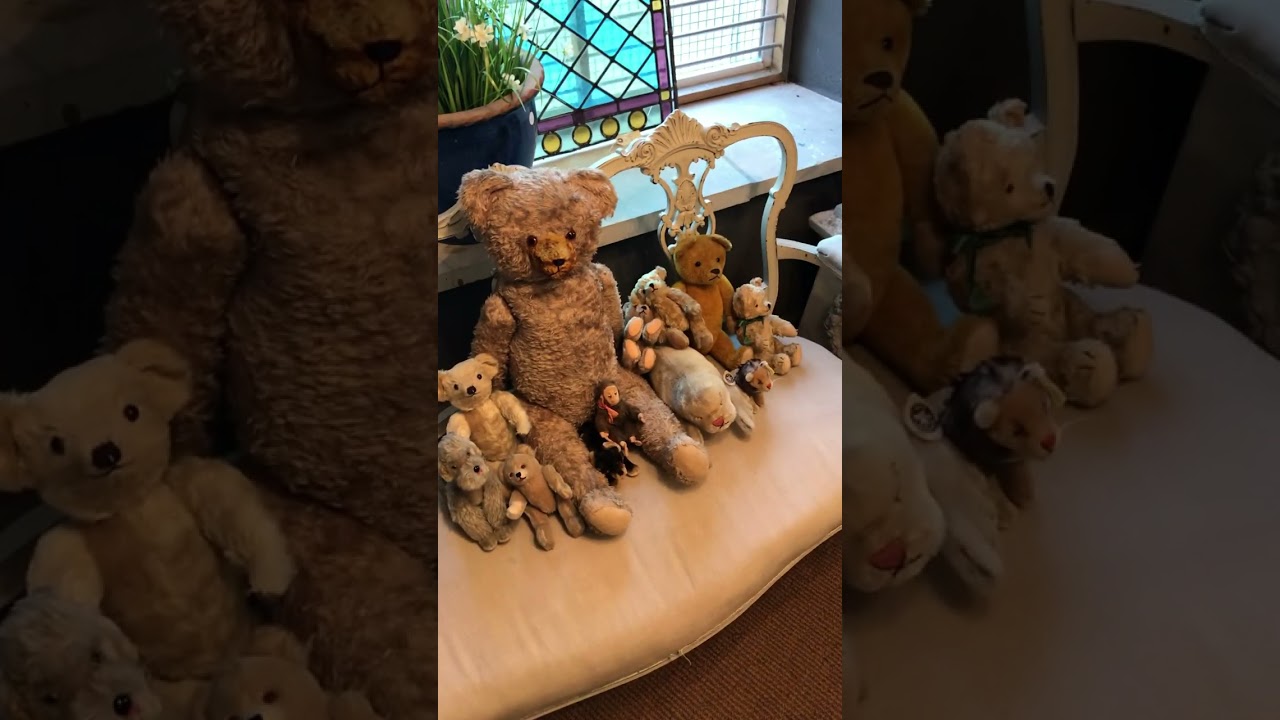 A Beautiful Collection Of Vintage Steiff & Other Teddy Bears