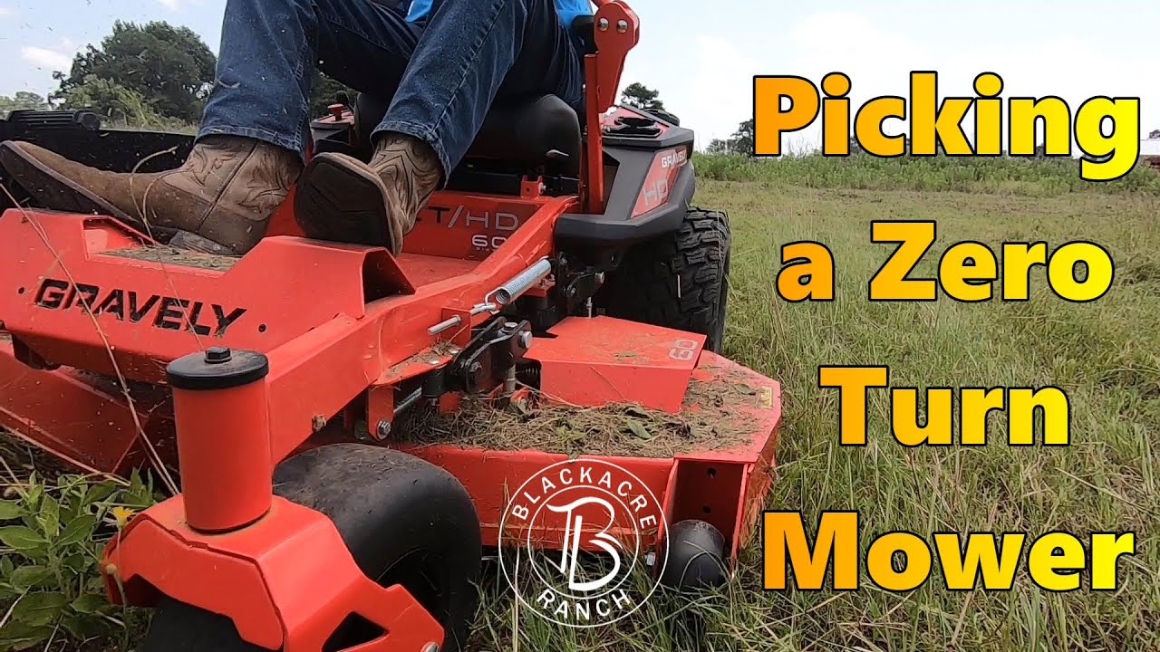 Ep. 376 - Gravely Zero Turn - Tips to Choose What to Buy