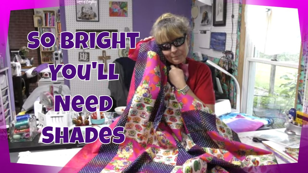 My Next 3 Yard Quilt - It's a Snap featuring Tula Pink Curiouser and Curiouser