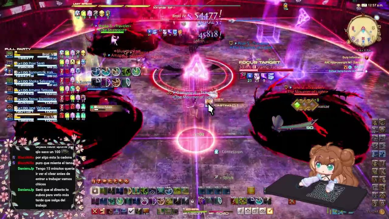 FFXIV - The Arcadion - AAC Heavyweight - Vamp Fatale Savage (M9S) - SCH POV