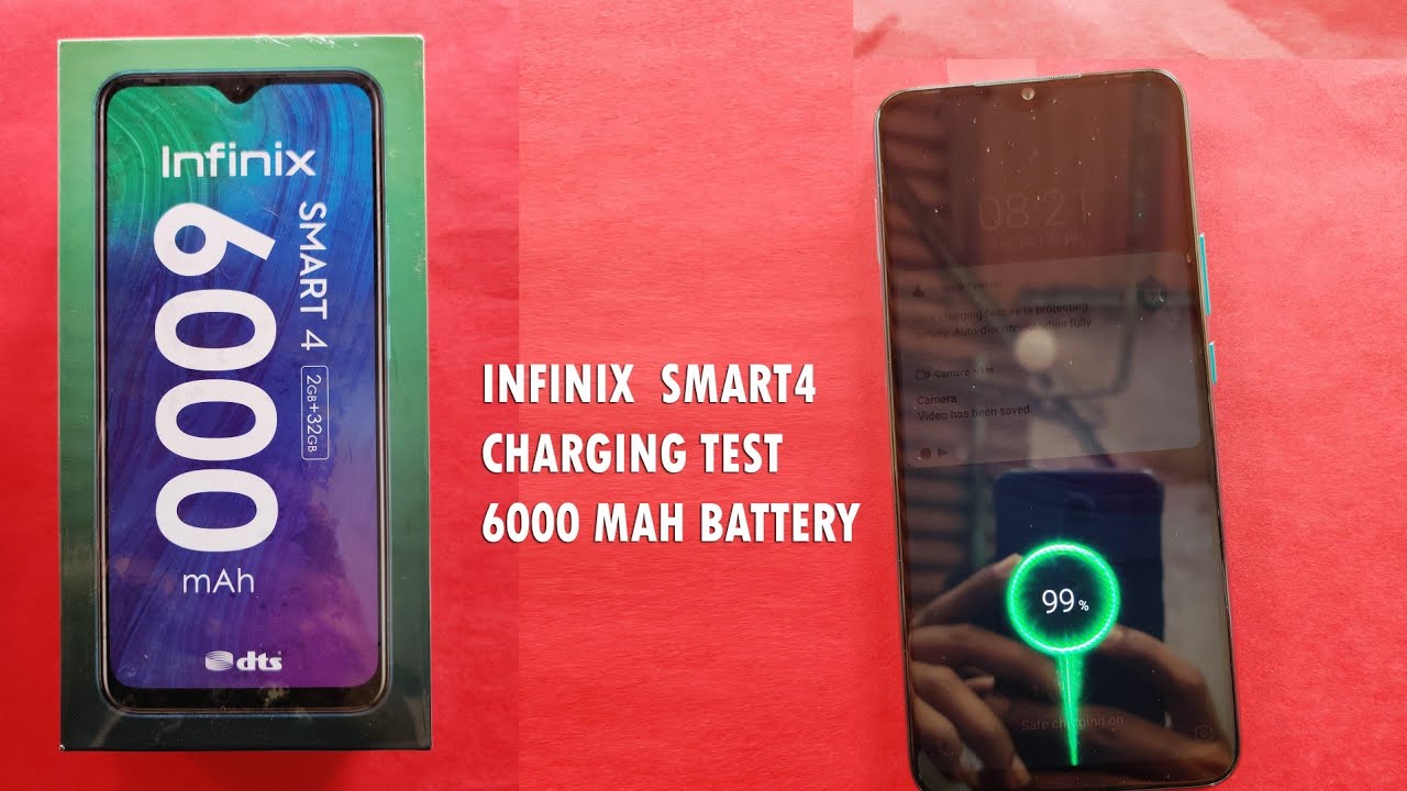 Infinix Smart 4 (X680) Charging Test 0 To 100 With Box Charger