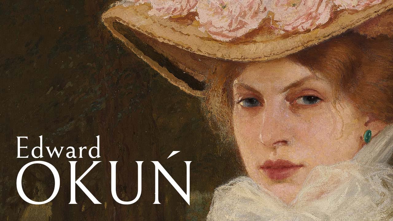 43. EKSPONATY #12: Edward Okuń, Portret żony artysty, Zofii z Tolkemit&oacute;w Okuniowej, 1904-7, MNW