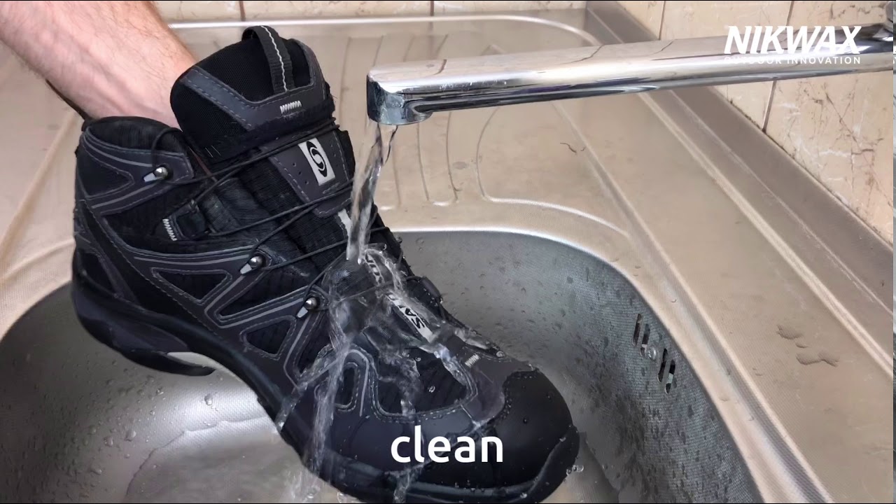 How to clean and waterproof boots with Nikwax Footwear Cleaning Gel and Fabric and Leather Proof