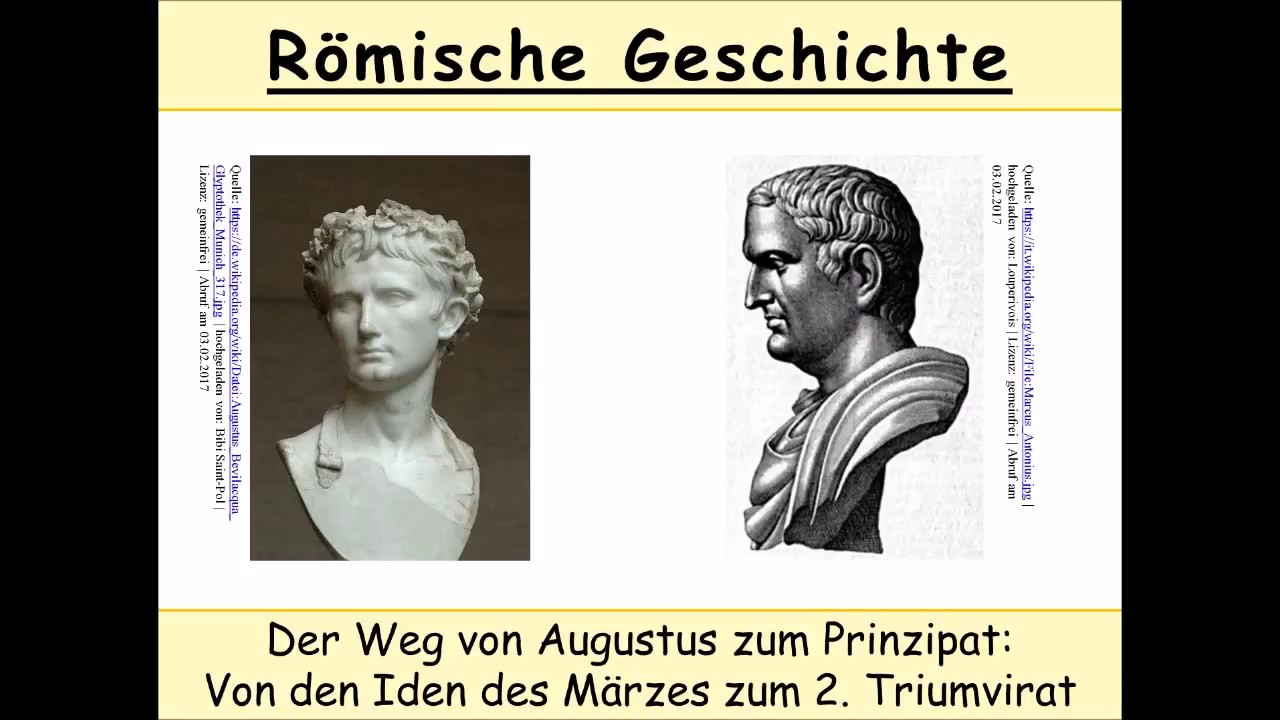 Von den Iden des Märzes zum 2. Triumvirat (44-43) - Der Weg Augustus zum Prinzipat (Marcus Antonius)