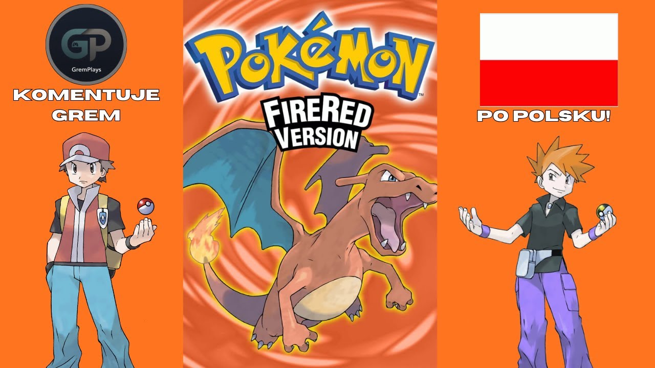 Wybieram startera i ruszam w przygodę | Pokemon Fire Red PL Lets Play #1