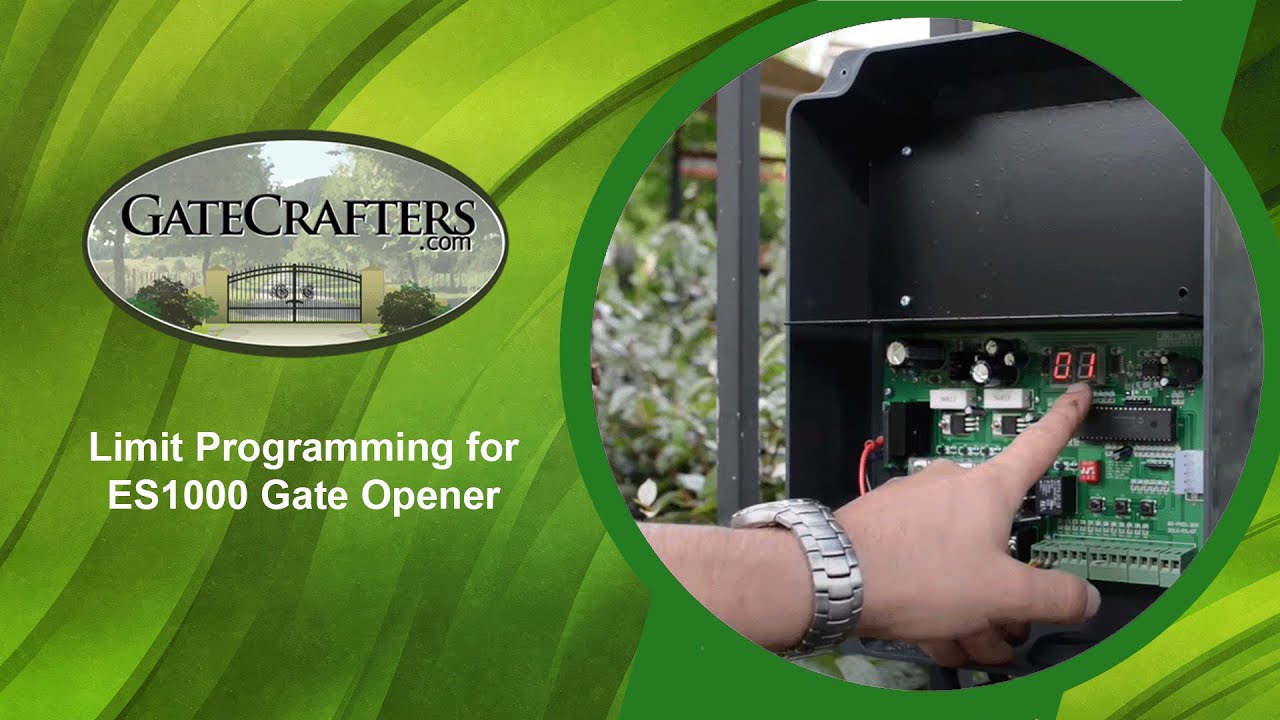 How To Set Limit Switches for Estate Swing ES 1000 Driveway Gate Opener